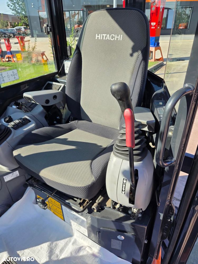 Hitachi 3,7tone, 2023, 737h, FULL OPTION, Cupla rapida HIDRAULICA, 2 cupe excavare NOI, cupa TALUZ INCLINABILA NOUA, senile cauciuc NOI, latime 1,5m, adancime sapare 4m, inst picon pe brate, ridica 2t, Aer cond, posibil leaasing 4 ani-PROMOTIE 38.900 eur+Tva - 18