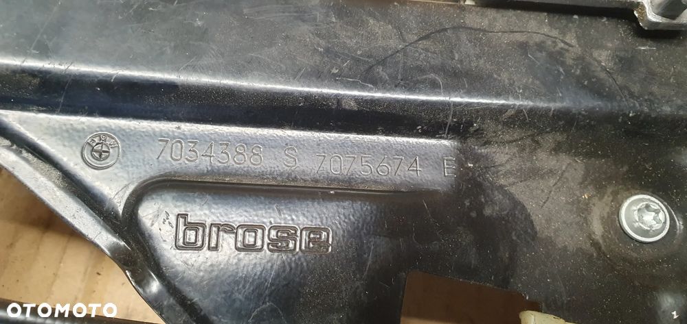 Mechanizm podnośnik szyby prawy tył BMW 5 E60 6922320 7034388S 7075674E - 5