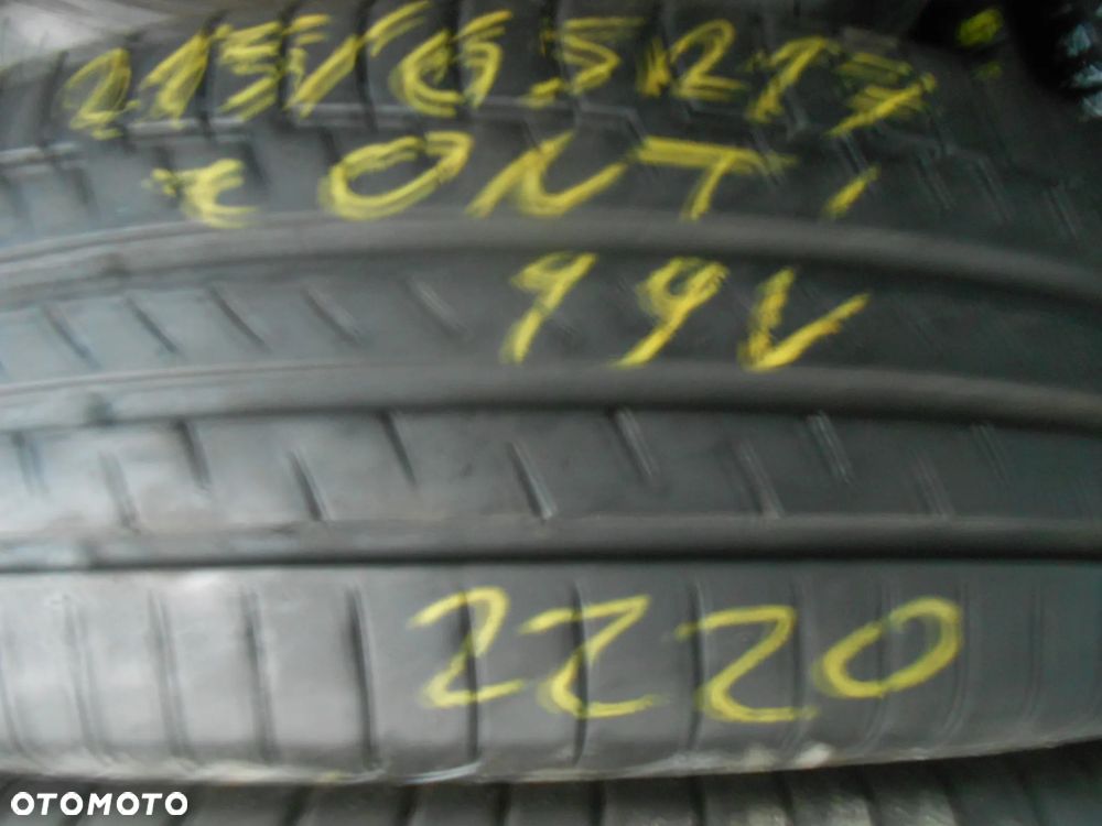 OPONY 215/65r17 CONTINENTAL PREMIUM CONTACT 6 DOT 2220 7.2MM - 2
