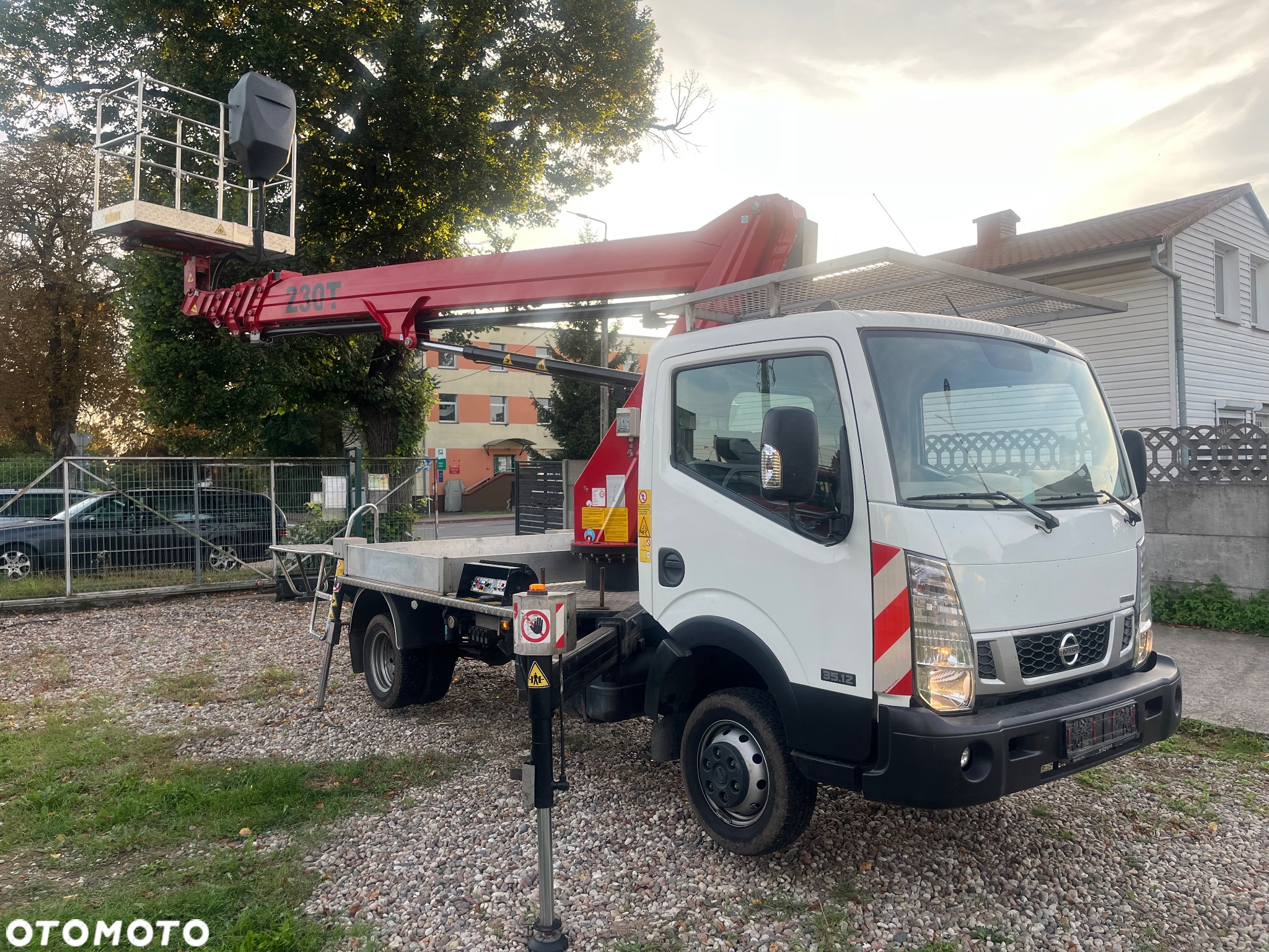 Nissan Podnośnik Koszowy Zwyżka GSR 230T 23 Metry 13 metrów w Bok!Super Stan! UDT! jak Wumag Ruthmann Multitel! Kosz 300KG - 17