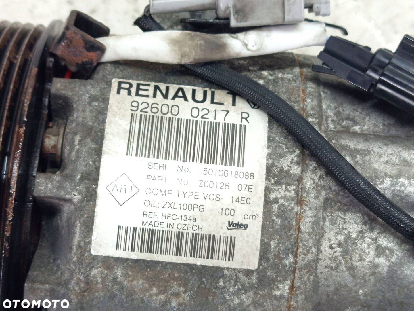 RENAULT CLIO IV CAPTUR I SPRĘŻARKA KLIMATYZACJI 0.9 TCE 1.2 TCE 926000217R - 6