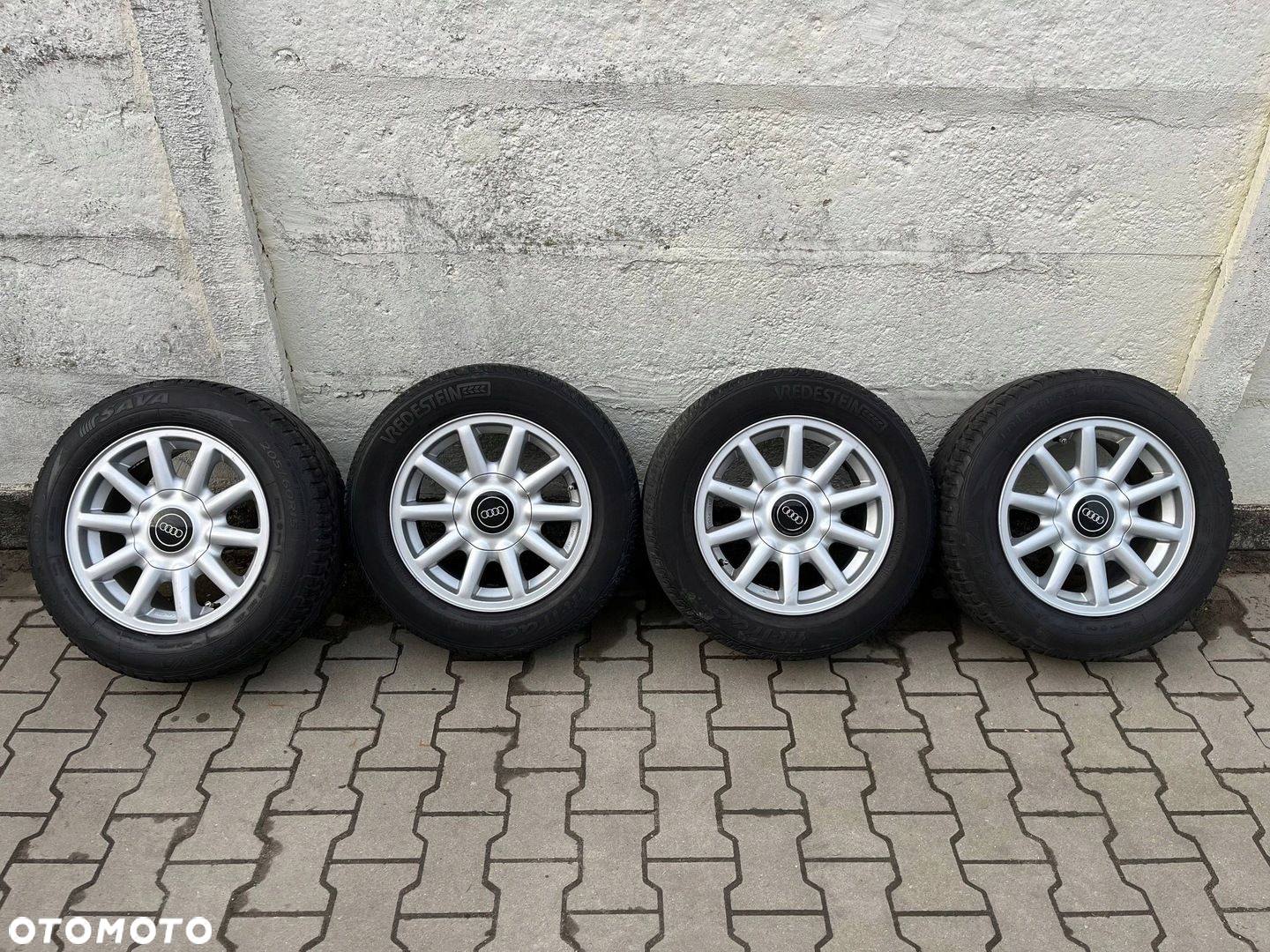 AUDI 80 90 S2 B4 FELGI ALUMINIOWE OPONY R15 025C 8A0601 - 5