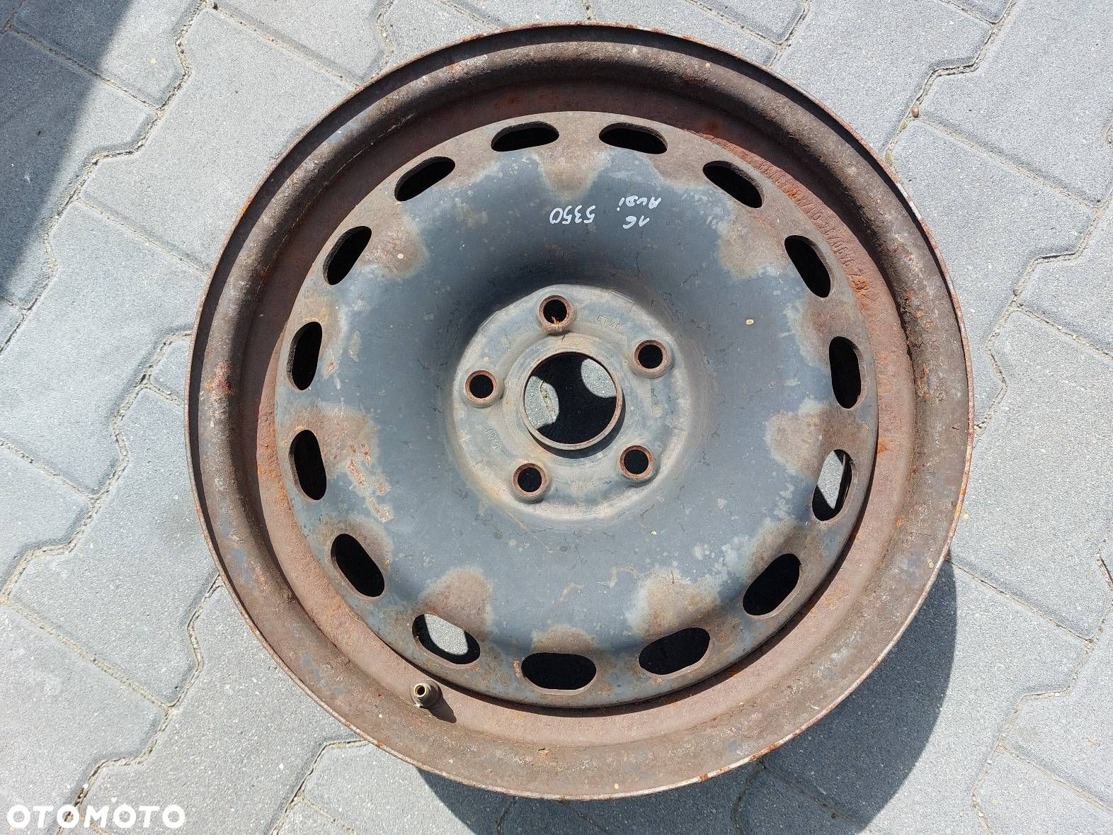 FELGA STALOWA 1 SZT 5x112 6Jx16 ET40 FI57,1 AUDI VW SKODA SEAT - 1