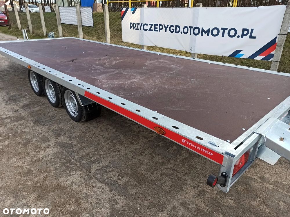 TEMARED CARPLATFORM 6021/3 osie 3,5T sklejka  wym. 590X211cm i inne, mocna - 10
