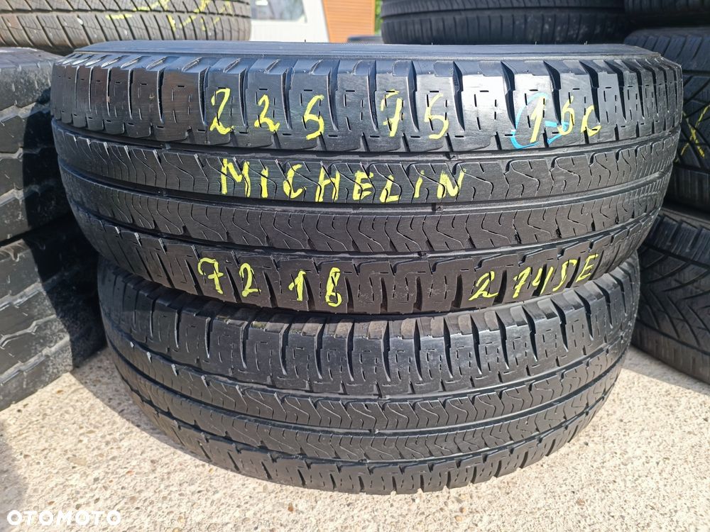 225/75R16CP 16C 16 CP 116Q 2 szt. Opony Letnie Lato MICHELIN AGILIS CAMPING 7,5mm Legnica ALU-RAD 225/75 - 1