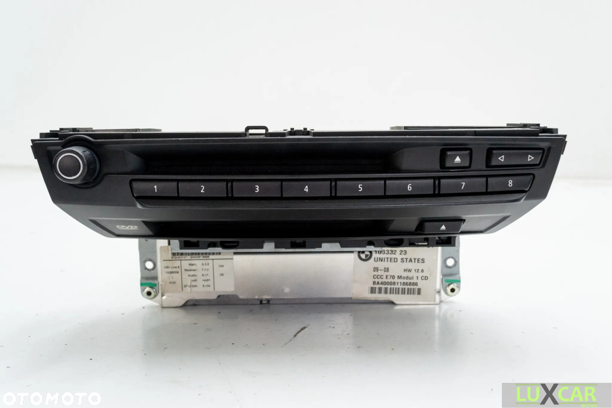 BMW X6 E71 ORYGINALNE RADIO ODTWARZACZ CD MMI 9185542 GORLICE - 3