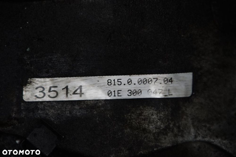 SKRZYNIA BIEGÓW AUDI A4 B6 FRL 01E300047L - 6