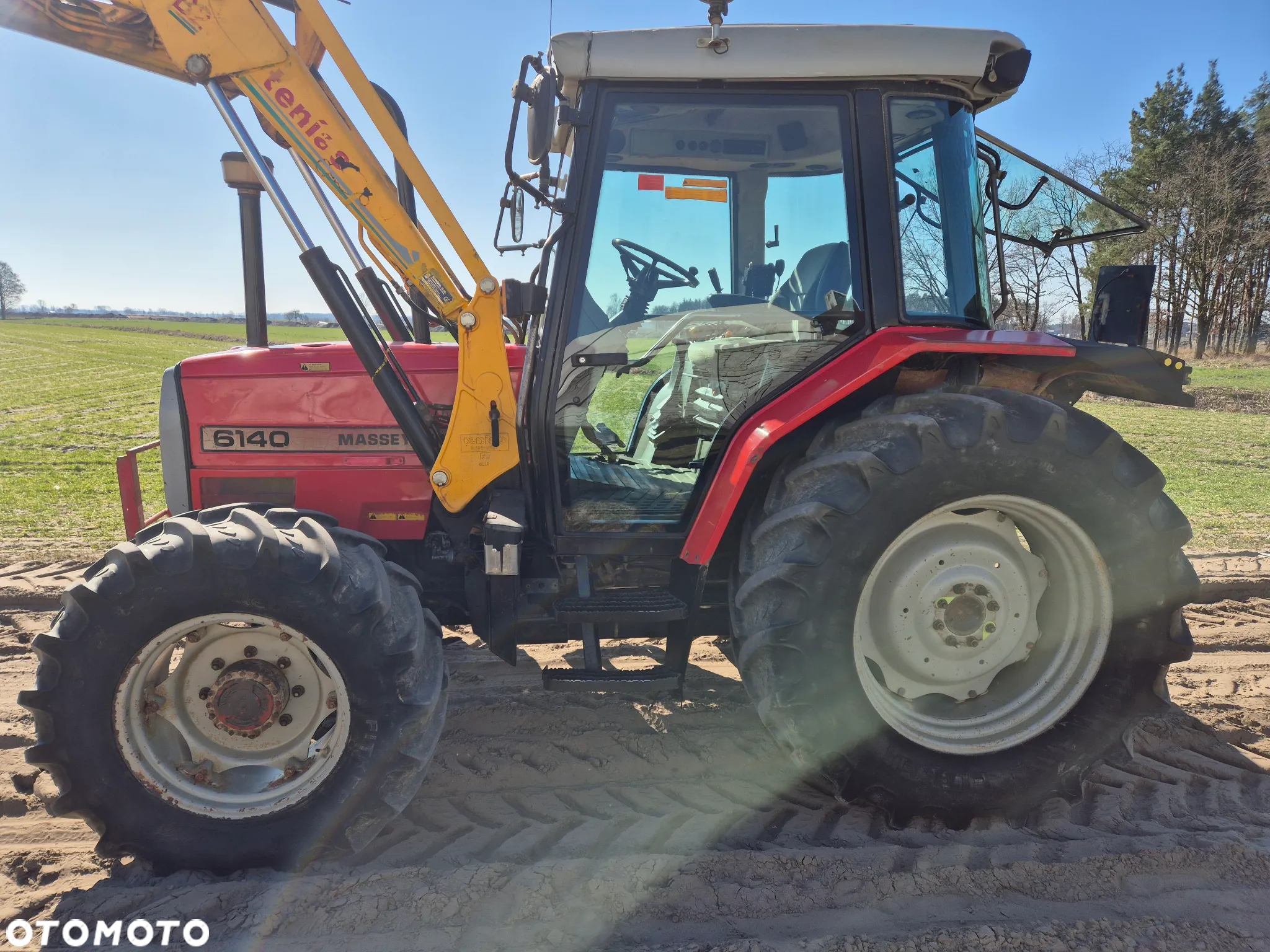 Massey Ferguson 6140 Cena Brutto 90 koni Pełna Pakiet Tur Łyżka dodatkowo koła wąskie 6130 MF  6150 - 5