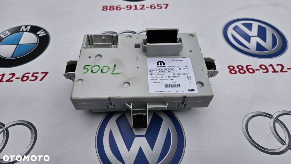 Fiat 500L  Skrzynka bezpieczników BCM Moduł BSI 52054908 - 2