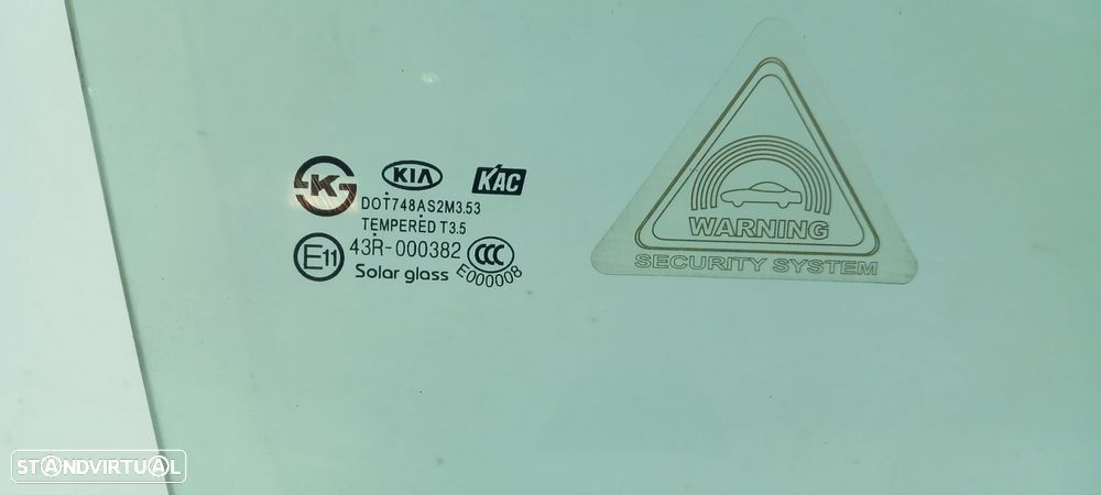 Vidro porta frente direita KIA Rio III (UB) - 2