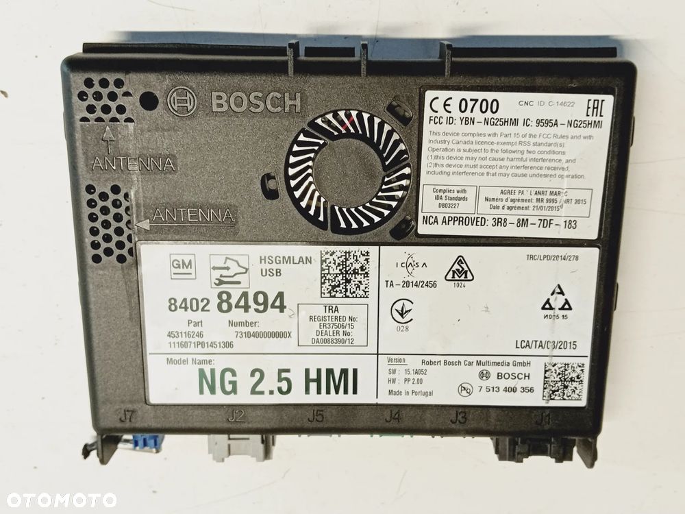 MODUŁ HMI NAWIGACJI OPEL ASTRA K V - 1