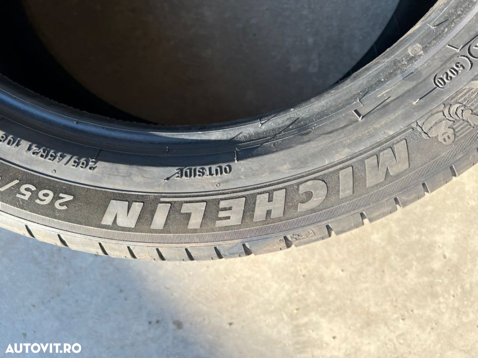 vând 2 anvelope 265/45/21 Michelin de vară ca noi - 5
