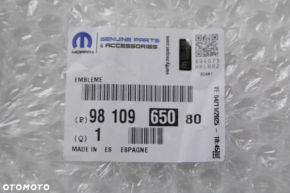 LISTWA ATRAPY CHŁODNICY CHROM LOGO EMBLEMAT CITROEN BERLINGO 15-18 - 4