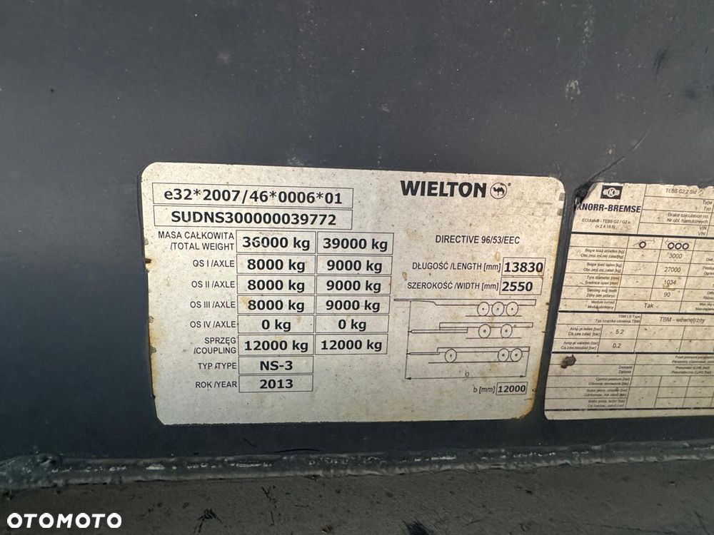 Wielton NS-3 STANDARD / BURTOFIRANKA / COILMULDA !!! - 14