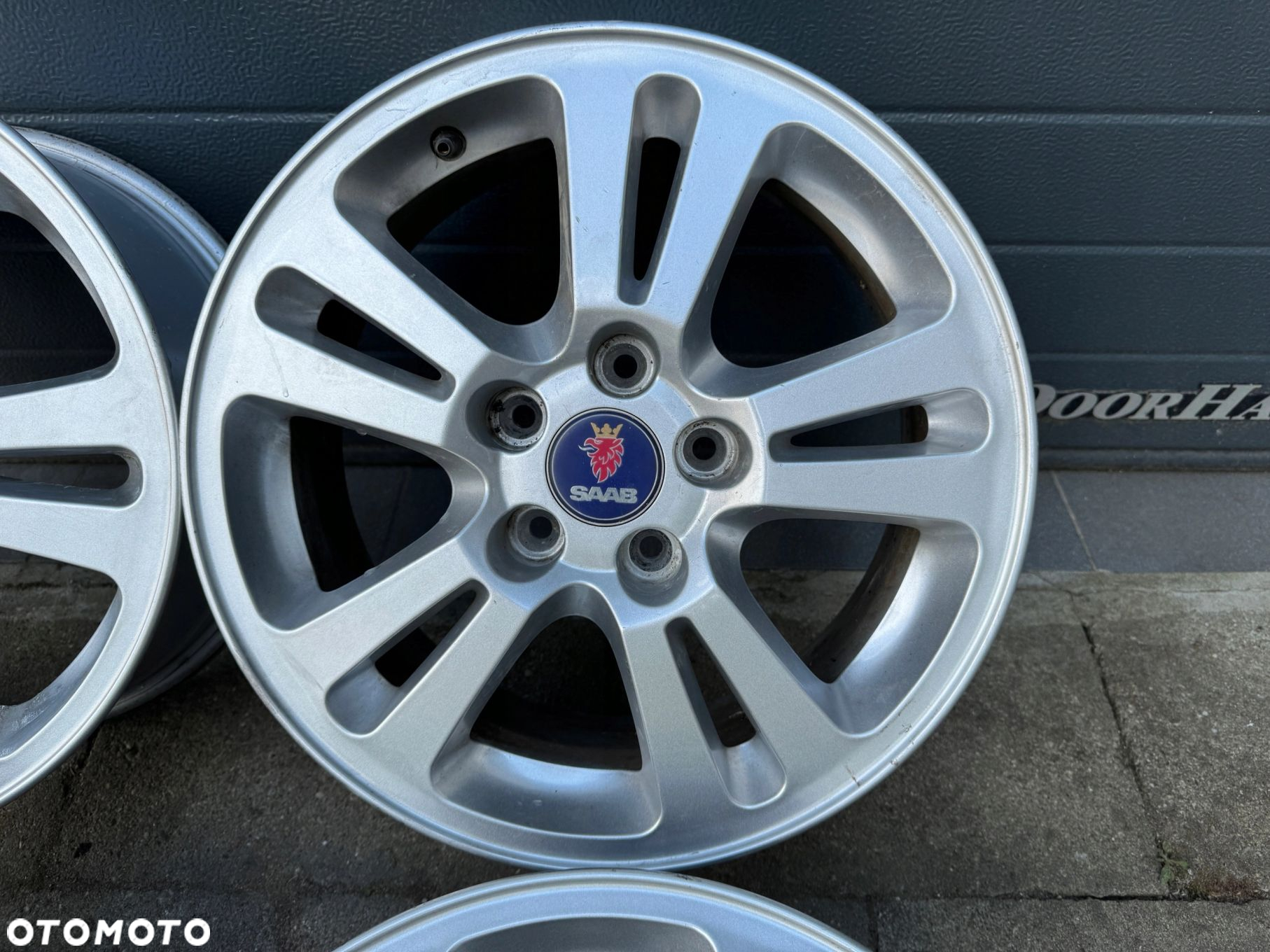 Alu felgi KOMPLET SAAB 9-3 9-5 16 6.5J ET 41 5X110 ORYGINAŁ 4szt PROSTE - 10