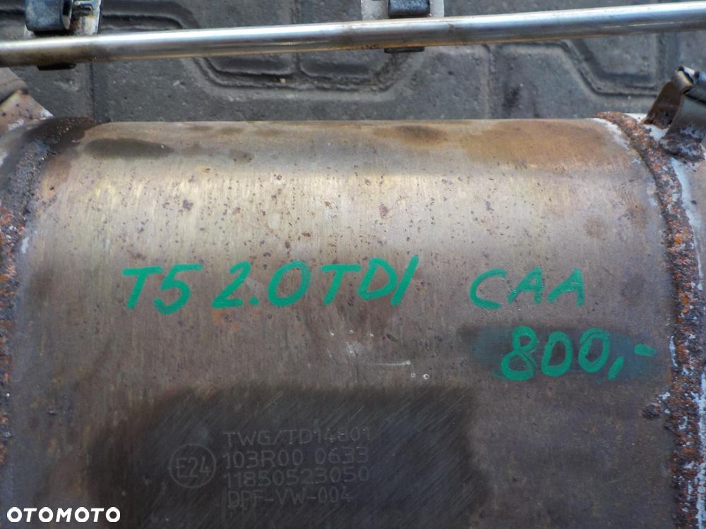 VW T5 2.0 TDI CAA KATALIZATOR DPF FILTR CZĄSTEK - 3