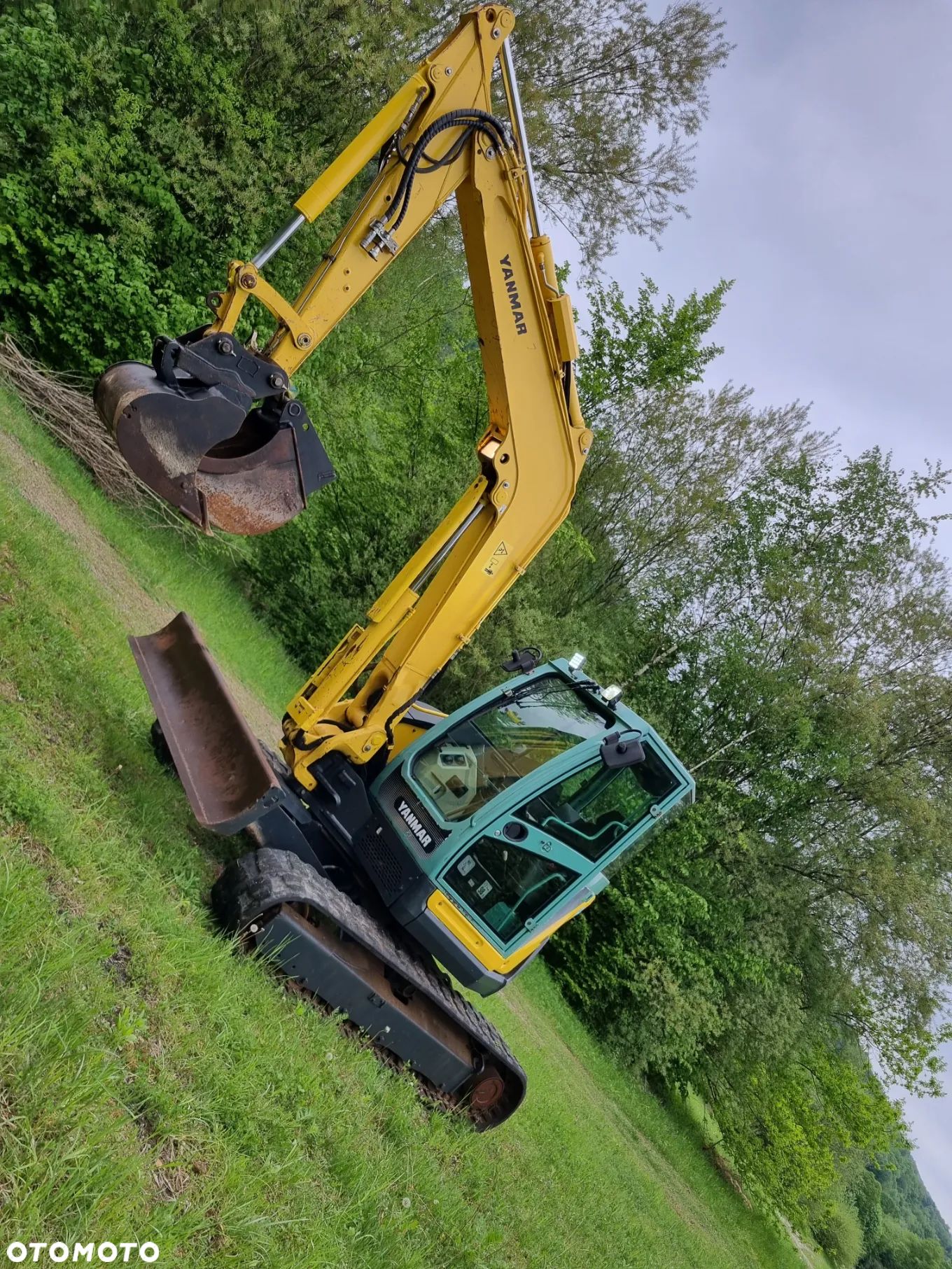 Yanmar VIO80-1A Koparka Gąsienicowa 8,5 tony 2015r z Norwegii jak Nowa Oryginał! Klima Pompa do tankowania - 1