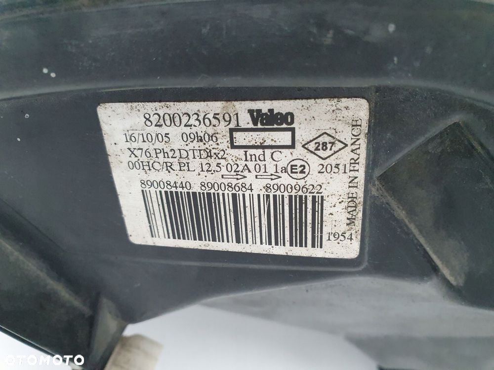 LAMPA PRAWA Renault Kangoo I lift 03-05r PRZEDNIA prawy przód Europa - 7