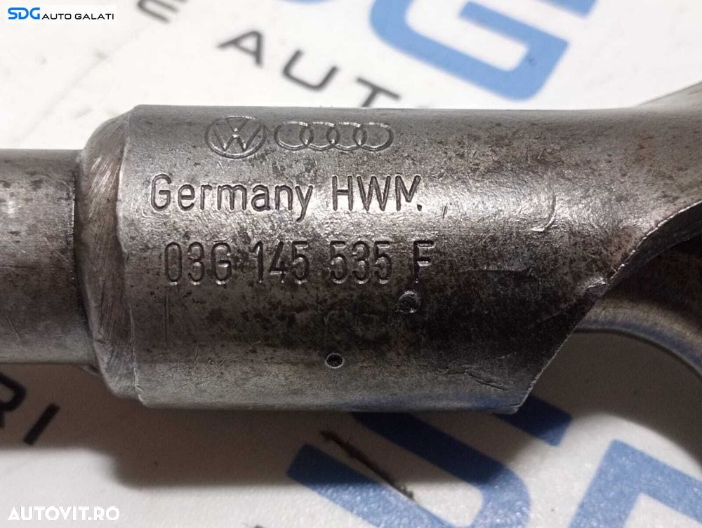 Teava Conducta Retur Ulei Turbo Turbina Turbosuflanta Audi A3 8P 1.9 TDI 2004 - 2008 Cod 036145535F [M5569] - 2
