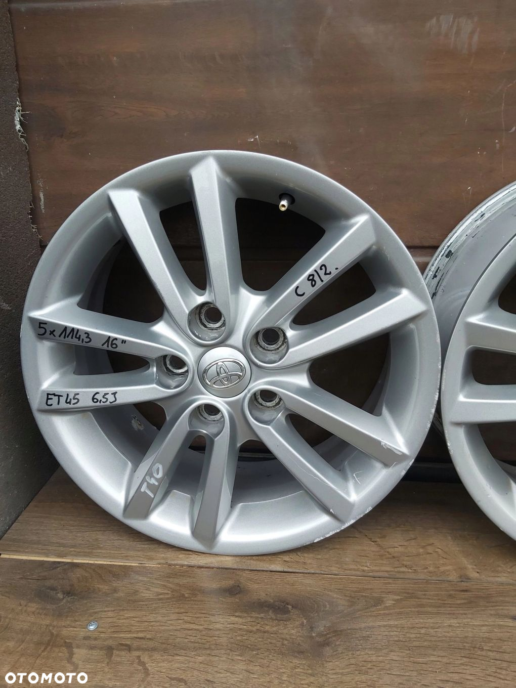 Toyota Auris I II Alufelgi 16 5x114,3 et45 6,5J Verso Avensis 42611-YY250 - 3