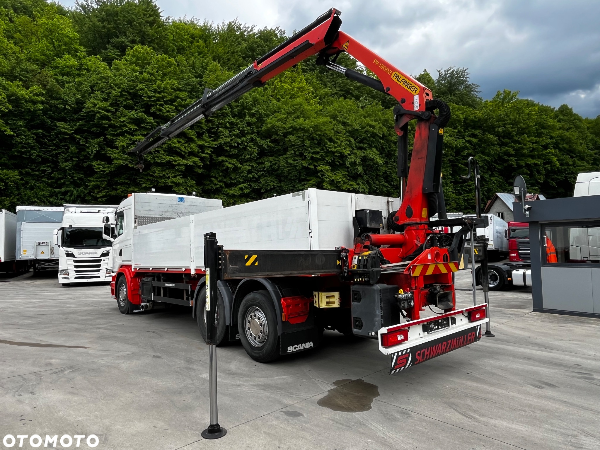Scania G450 // 6x2// Skrzynia 6.40x2.49 // HDS Palfinger // Oś skrętna podnoszona // - 9
