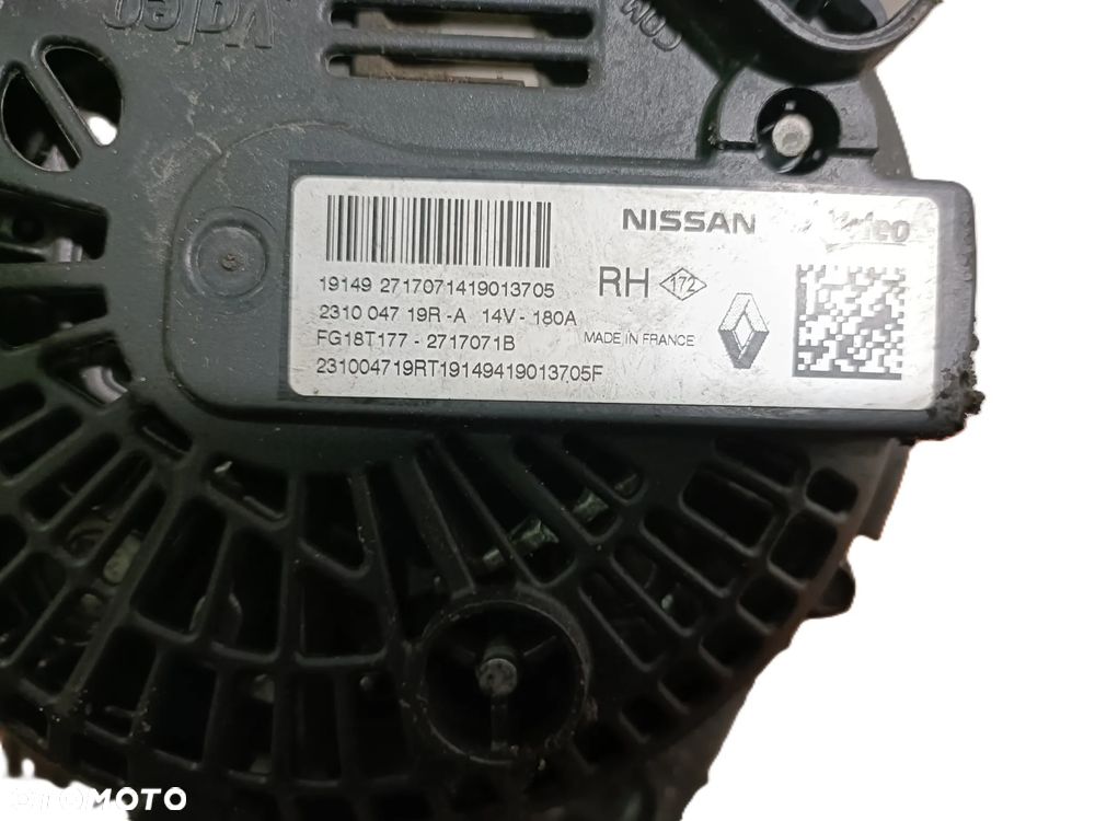 DACIA DUSTER II 17-21 1,5 DCI alternator VALEO 231004719R ** - 6