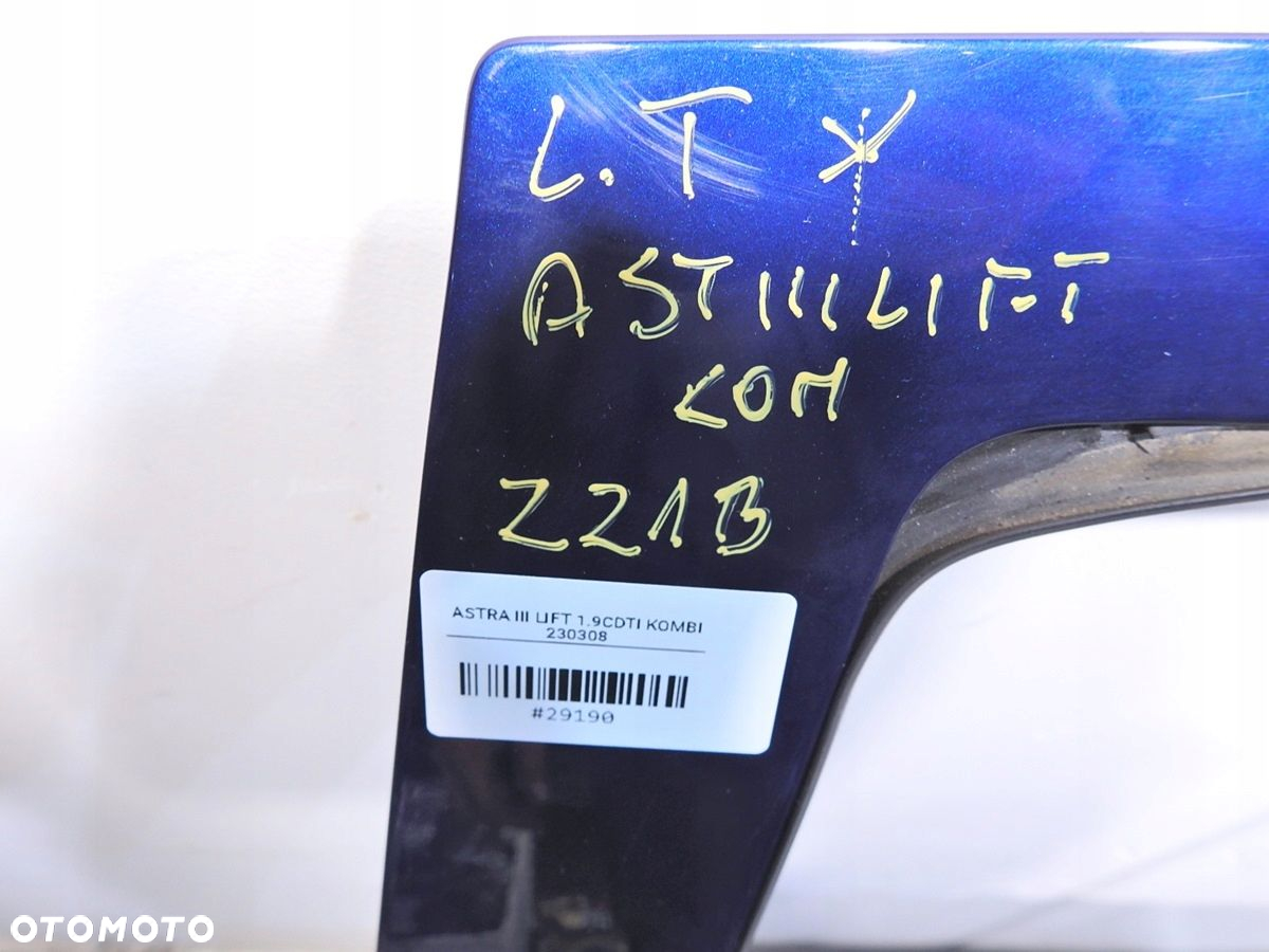 DRZWI LEWY TYŁ Z21B OPEL ASTRA III H KOMBI - 2