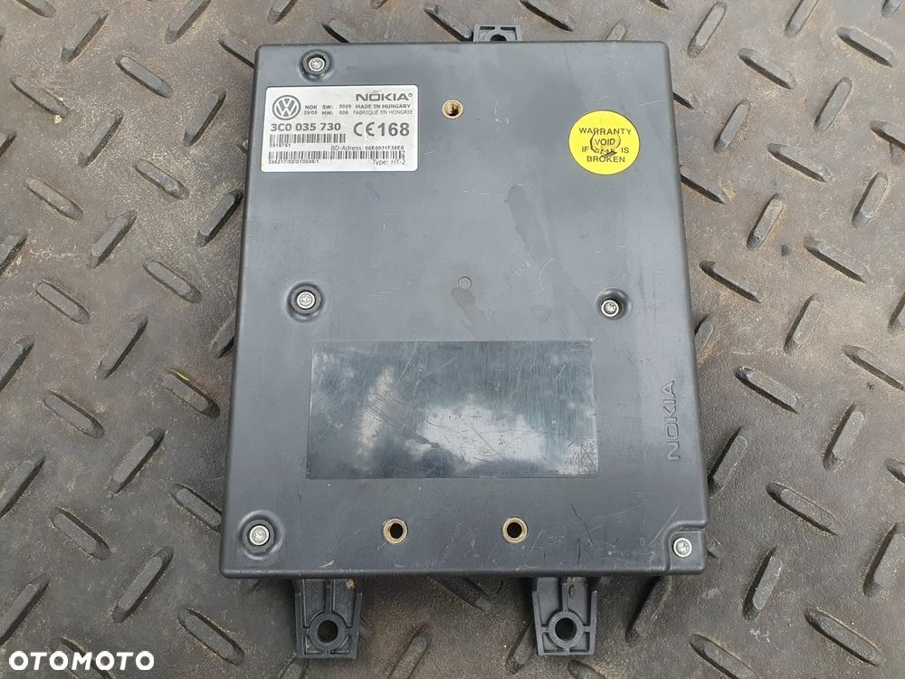 VW PASSAT B6 MODUŁ STEROWNIK BLUETOOTH TELEFONU 3C0035730 - 1