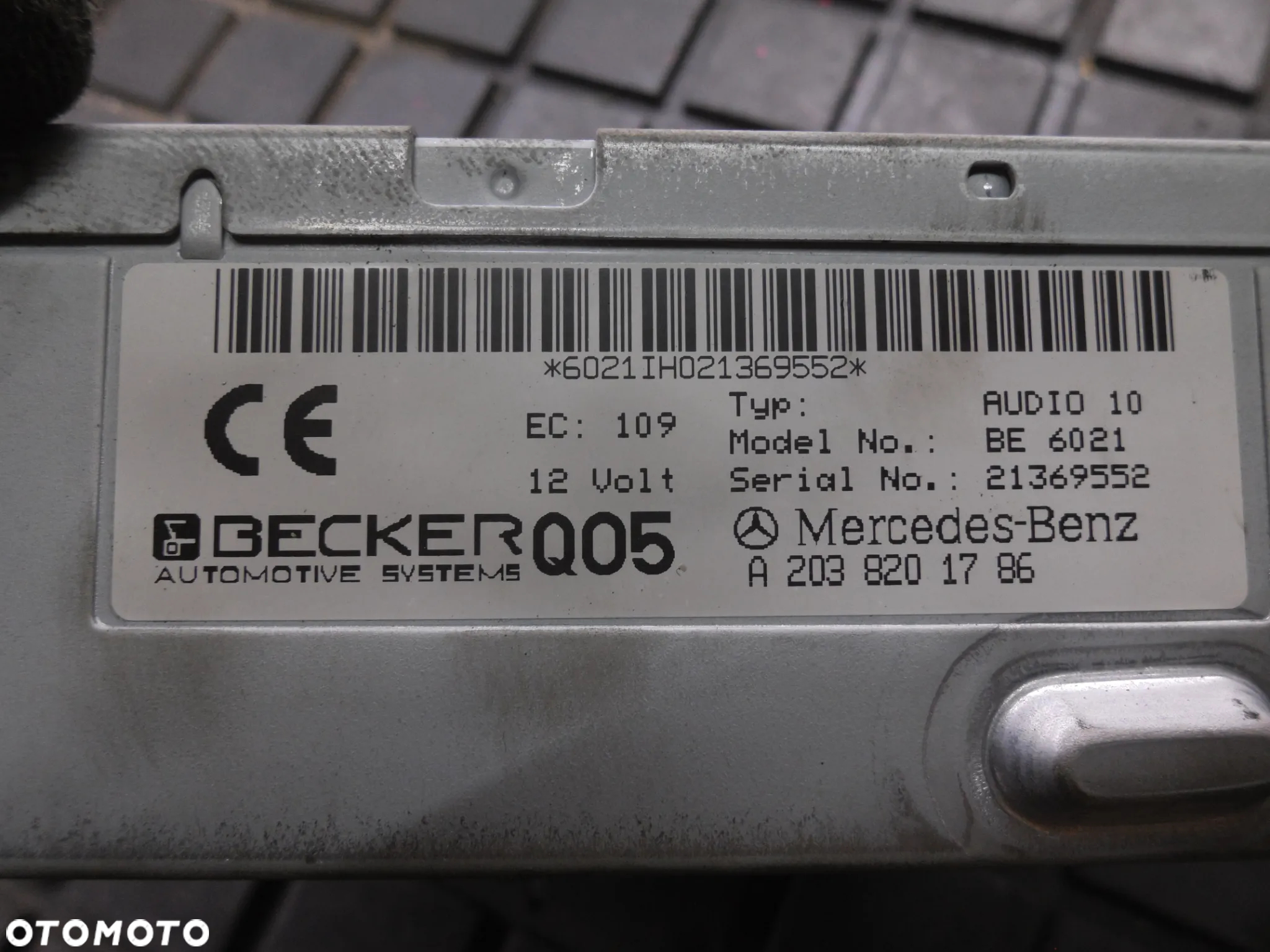 RADIO CD RADIOODTWARZACZ MERCEDES W203 A2038201786 POSIADAM 2 SZT - 5