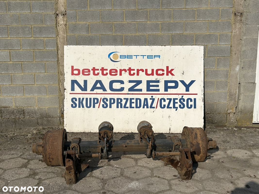 Oś BPW 10 szpilek bębnowa naczepa przyczepa rolnicza - 1