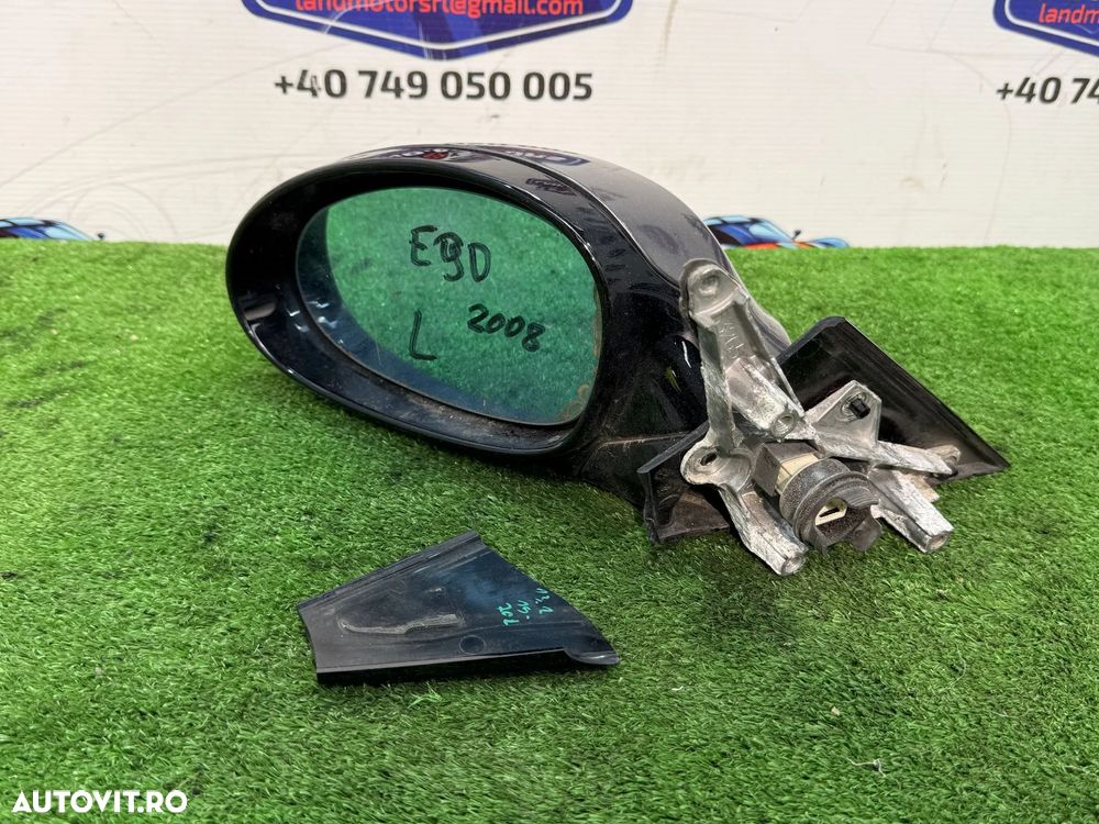 OGLINDA STANGA BMW 318I SERIA 3 E90 LCI 2.0 BENZINA 2008 COD OEM 51167189947 7075626 2005-2013 - 1