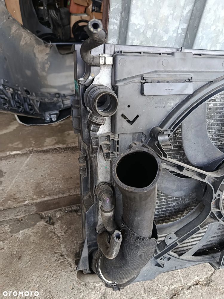 BMW X5 E70  LIFT KOMPLET CHŁODNIC WENTYLATOR 7586775 - 6