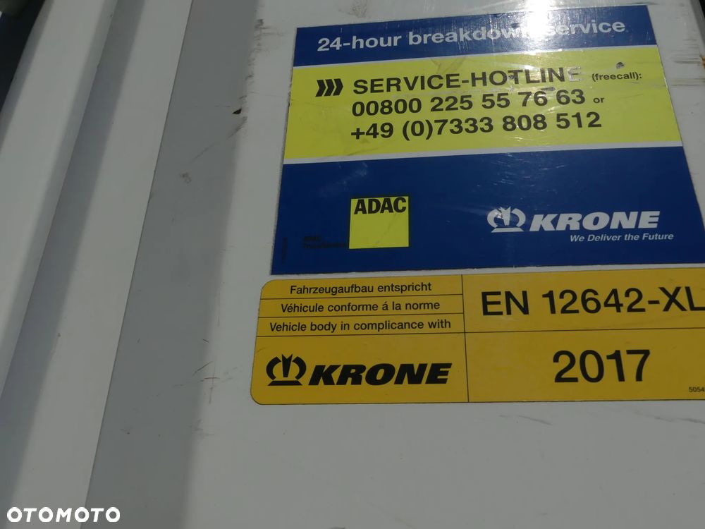 Krone FIRANKA / DACH PODNOSZONY / OŚ PODNOSZONA / SAF/ - 10