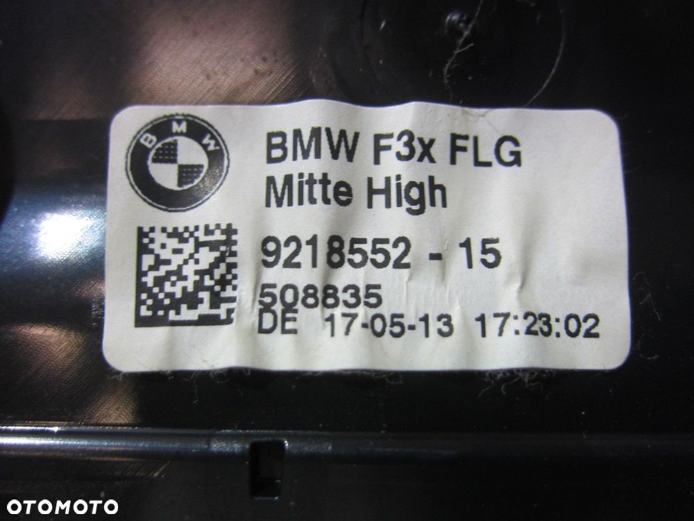 BMW F30 F34 KRATKA NAWIEWU W DESKE DEKOR ŚRODKOWY 51459249116 64229218552 - 10
