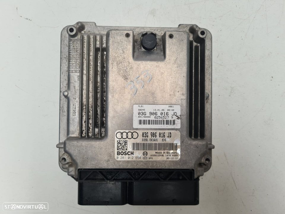 CENTRALINA BOSCH | REF. 03G 906 016 JD - 0 281 012 654 | AUDI A4 2.0 TDI BRE; - 2