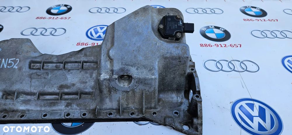 BMW 5 E60 E61 BMW 3 E90 2.5i 218 KM N52 kompletna miska oleju z czujnikiem 7607910 75163802 - 10