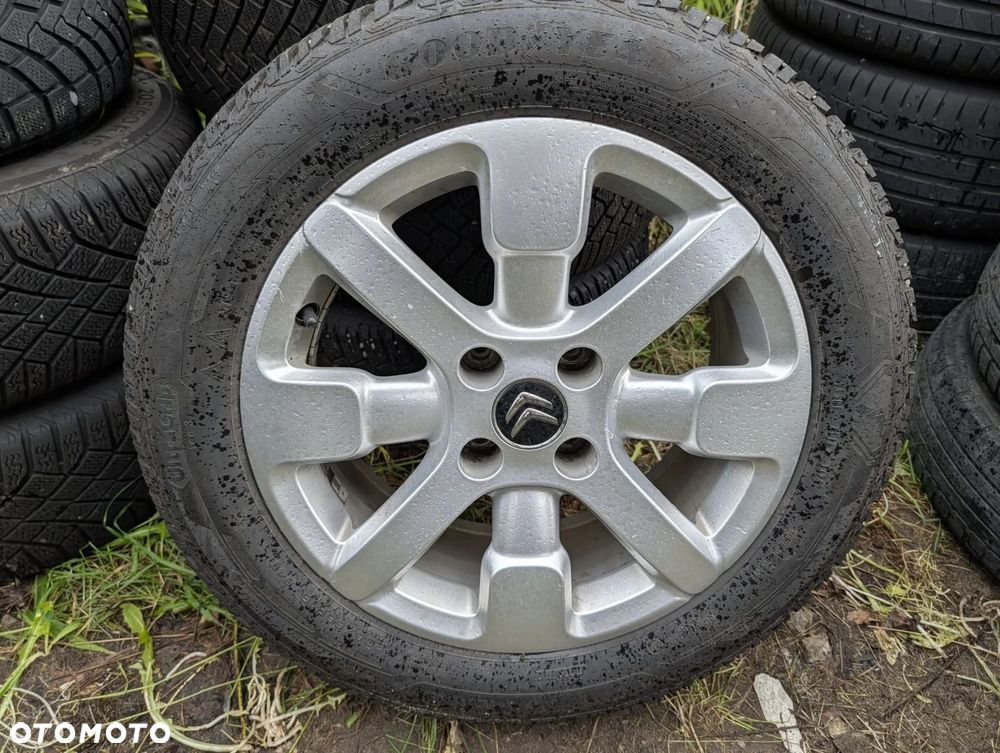 KOMPLET ALUFELG R16 4X108 CITROEN OPONY ZIMOWE 2024R. - 5