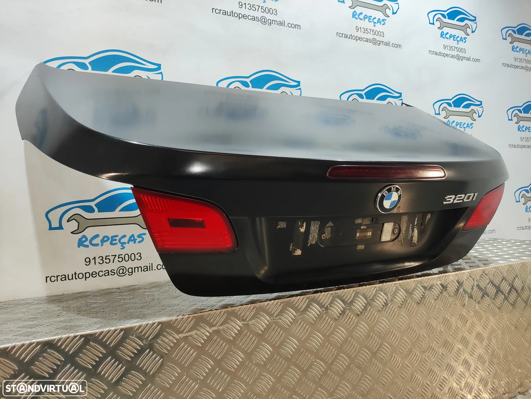 PORTA TAMPA MALA BMW SERIE 3 E93 CABRIO FAROLINS FECHO PUXADOR LUZ 3°STOP - 2
