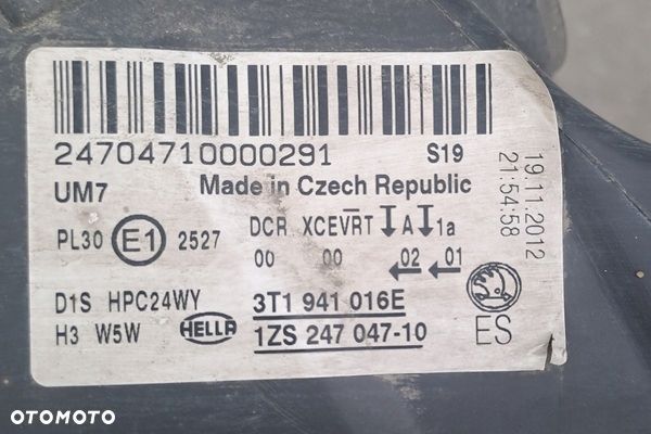 skoda superb ii 08-13r maska zderzak pas błotnik xenon lf9e europa - 10