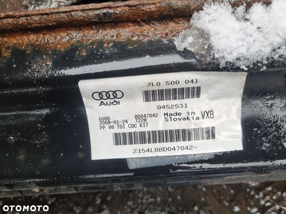 AUDI Q7 4L 05-10 2008 r. 4,2 TDI belka tylna zawieszenia tylnego pneumatyka * - 6