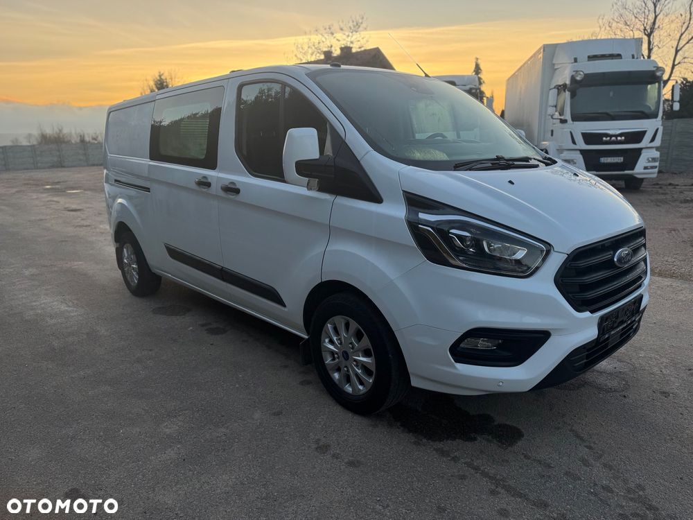 Ford TRANSIT CUSTOM TREN L2H1 LIFT 2020r 2,0 TDCI/130KM/KAMERA/BIX-ENON/ EURO 6/ASO/NISKI PRZEBIEG/LED/HAK/FV23%/6-DZWI/LONG - 3