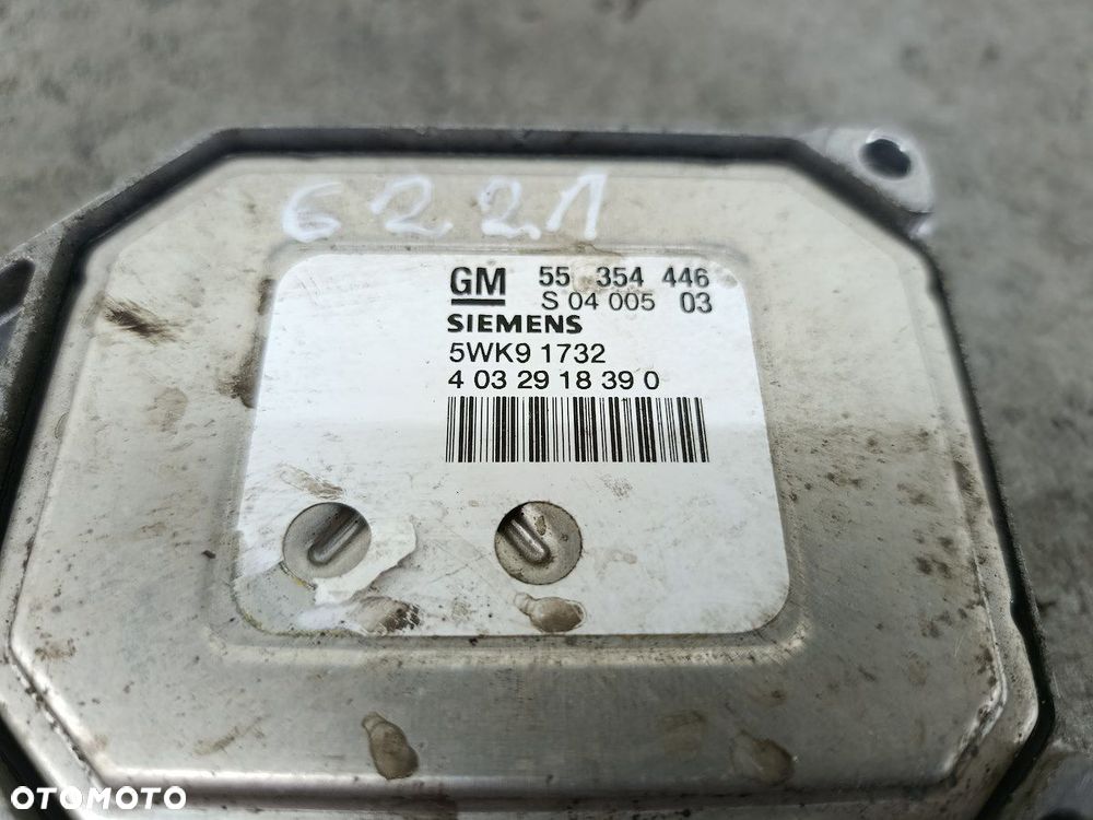 KOMPUTER, STEROWNIK OPEL TIGRA II 55354446  S0400503  5WK91732 1.8 16V - 4