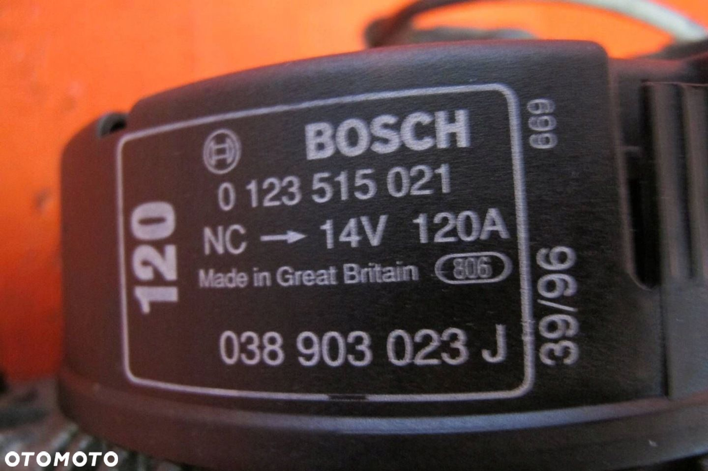 AUDI A3 8L 1.9 TDI AGR VW GOLF IV BORA SEAT LEON SKODA OCTAVIA ALTERNATOR - 4
