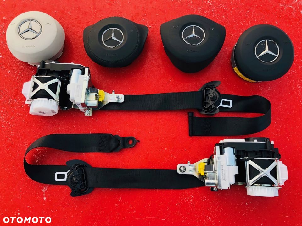 MERCEDES E CLS W213 W238 W257 DESKA KONSOLA KOKPIT PULPIT PÓŁKA PARAPET AIRBAG PODUSZKI PASY PAS !!! - 10