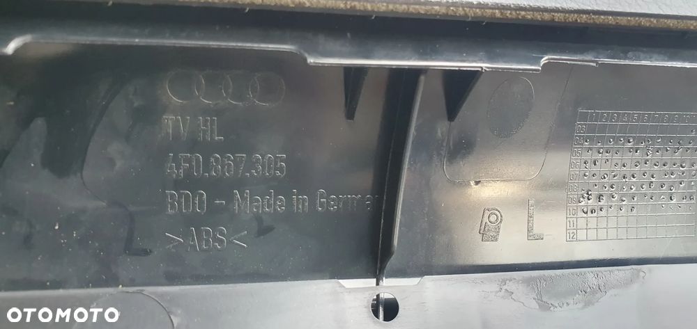 Tapicerka boczek lewy tył tylna lewa Audi A6 C6 Lift - 9