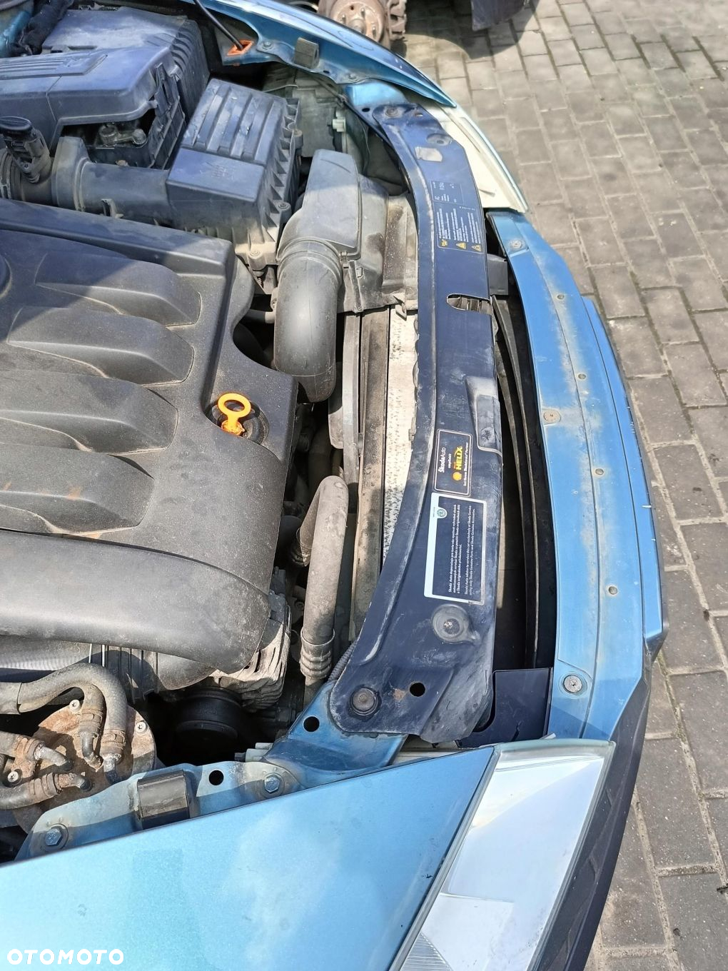 Skoda Octavia 2 II 04-10 PAS PRZEDNI WZMOCNIENIE CZOŁOWE z belka zderzaka - 3