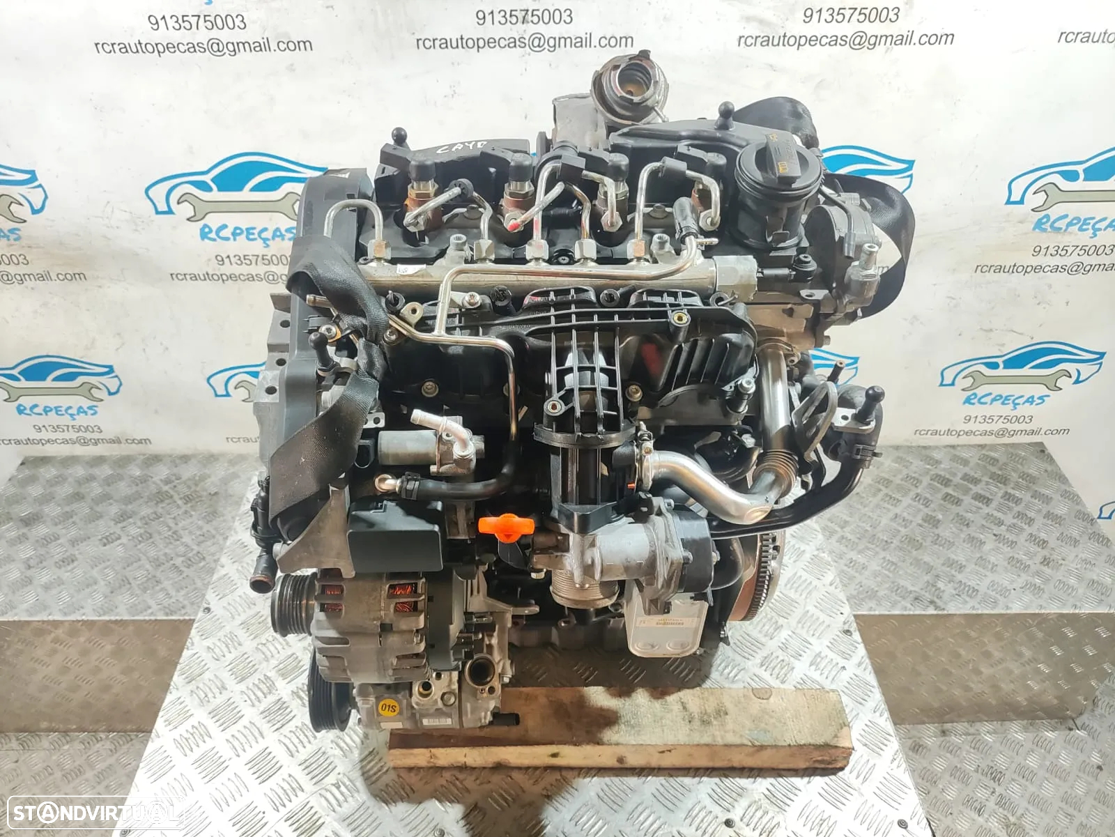 Motor VWAG Audi VW Volkswagen Seat 1.6 TDI 105cv CAY CAYD - 2