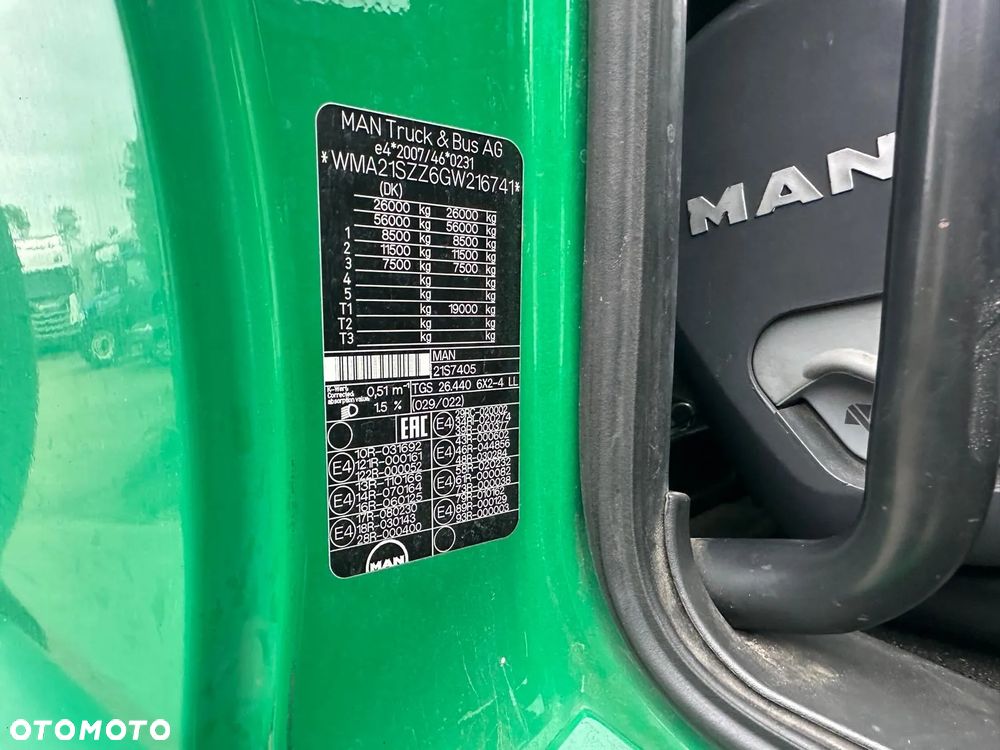 MAN Tgs 26.440 6x2 Skrzynia 8,5M Euro 6 - 9