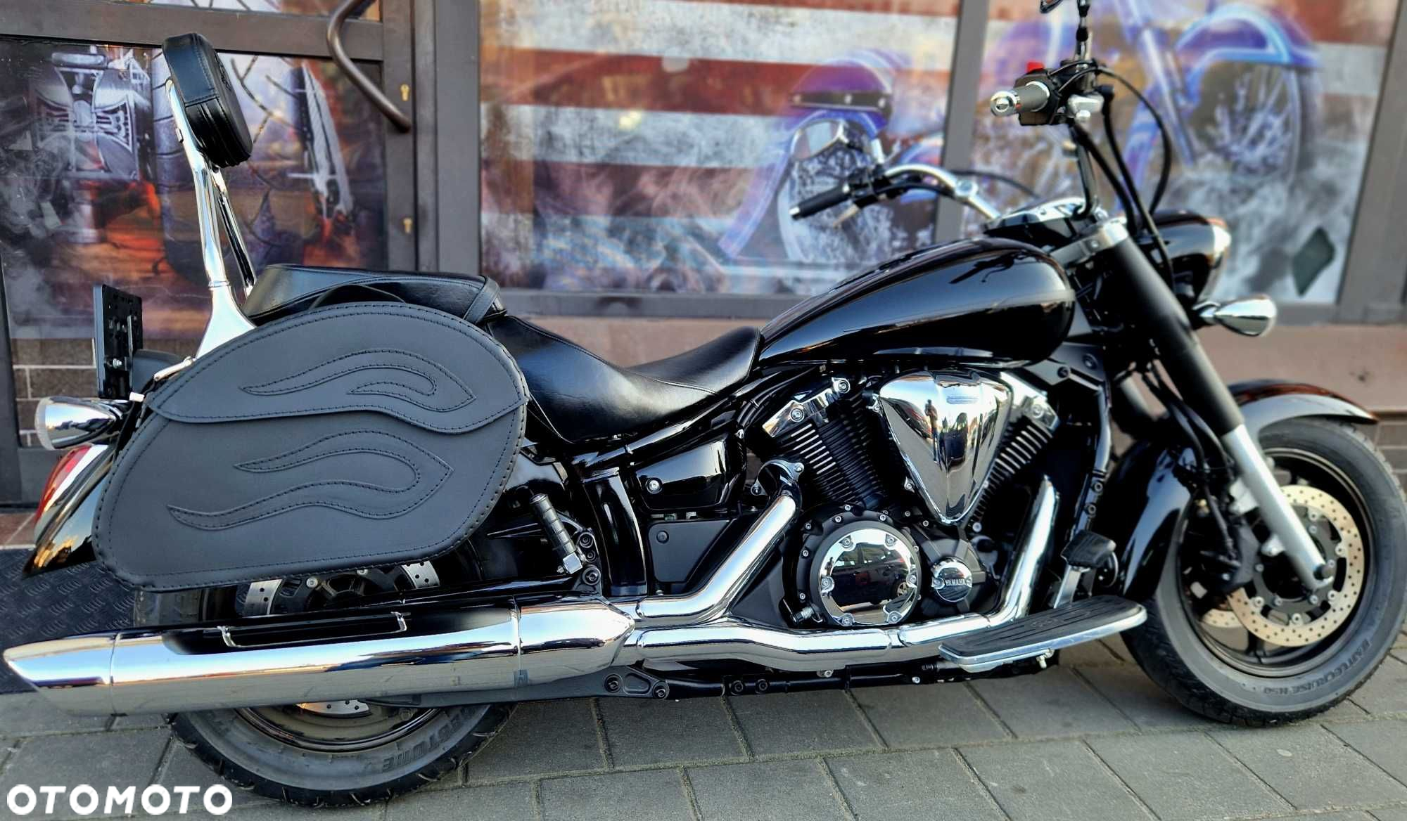 Sakwy skórzane yamaha stratoliner vx1900 xvs 1300 midnighstar duże - 2