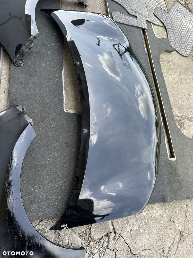 Smart 453 FORFOUR  maska grill atrapa błotnik wentylator  chłodnice  łapacz  lakier ECN czarny - 2
